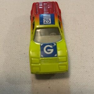 Red and Yellow Google Toy Car